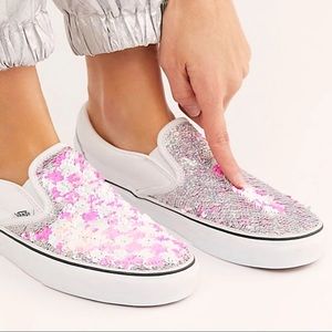 vans slip on!!